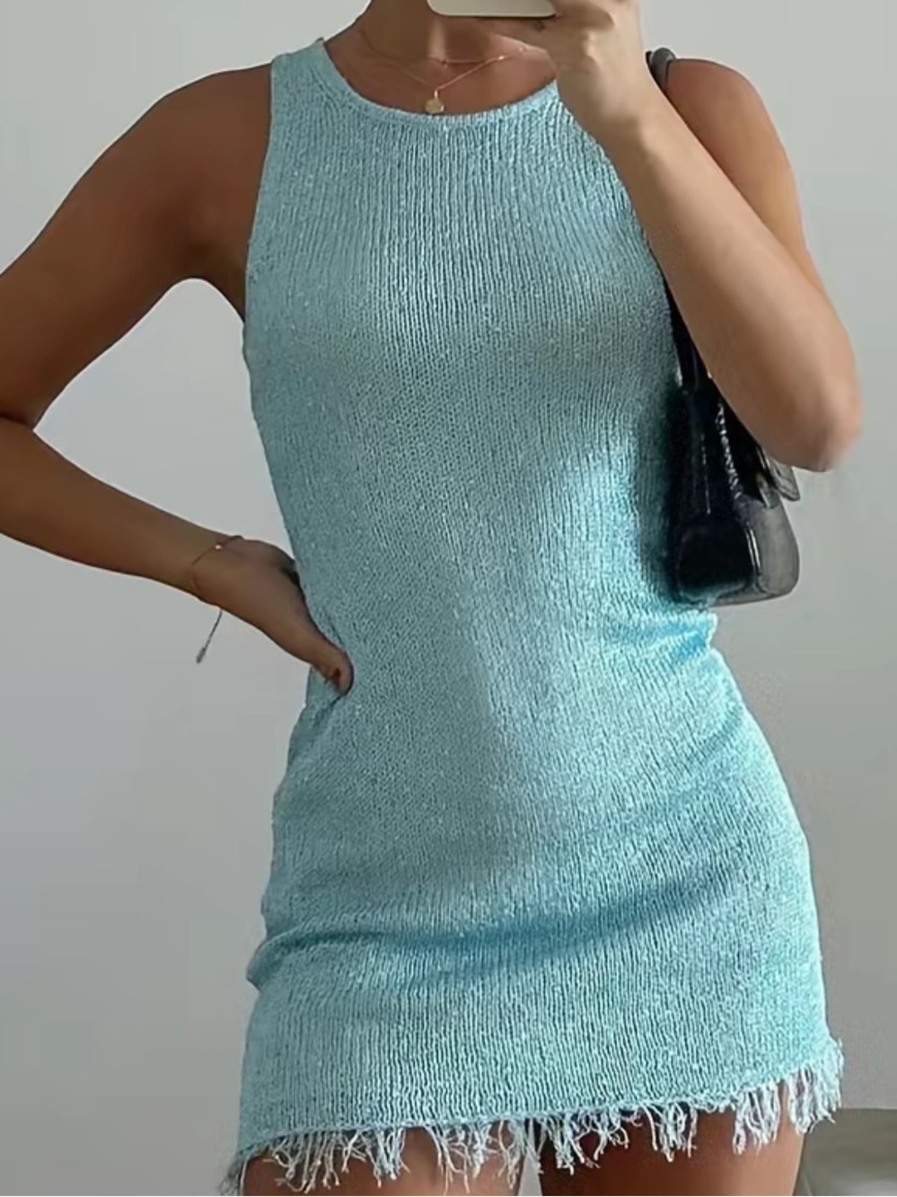Blue Shimmer Beach Dress